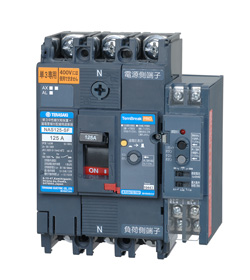 Single phase 3-wire circuit breakers with neutral phase open protection and earth leakage alarm
