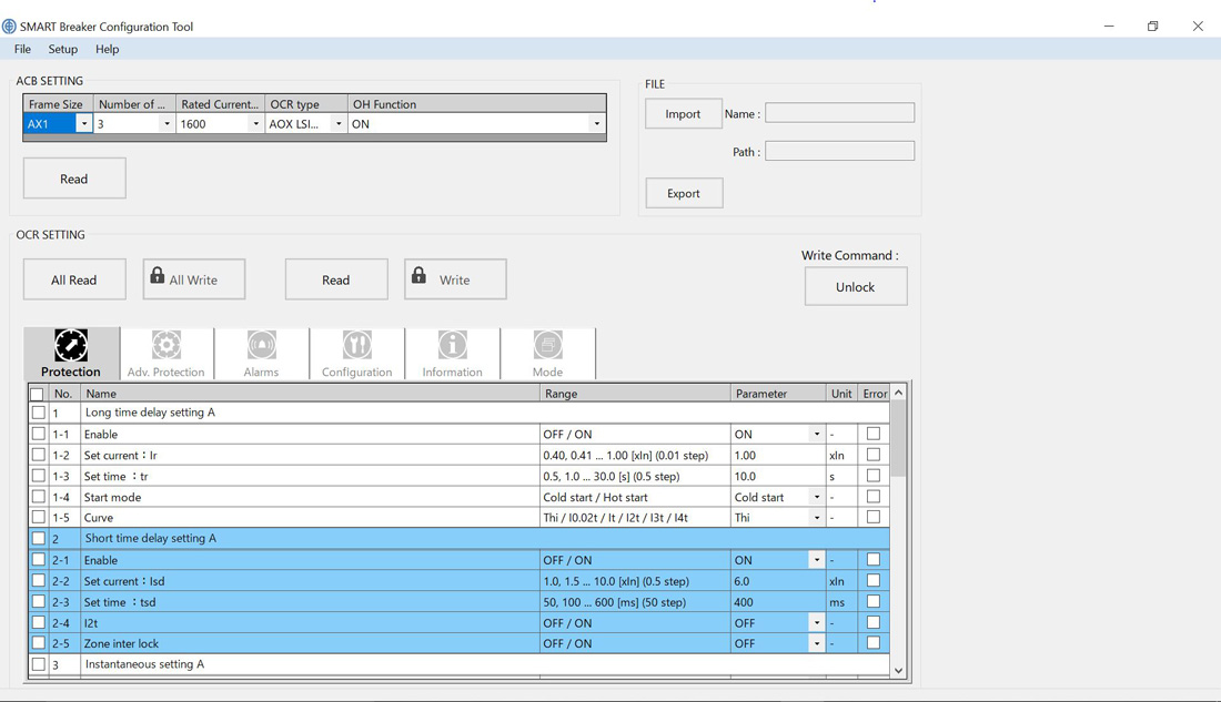SMART Breaker Configuration Tool